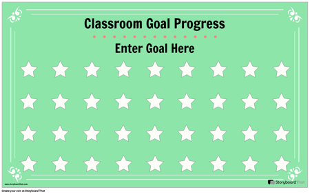 Плакат для Демонстрации Целей в Классе