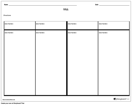 Примечания в Четыре Столбца без Строк