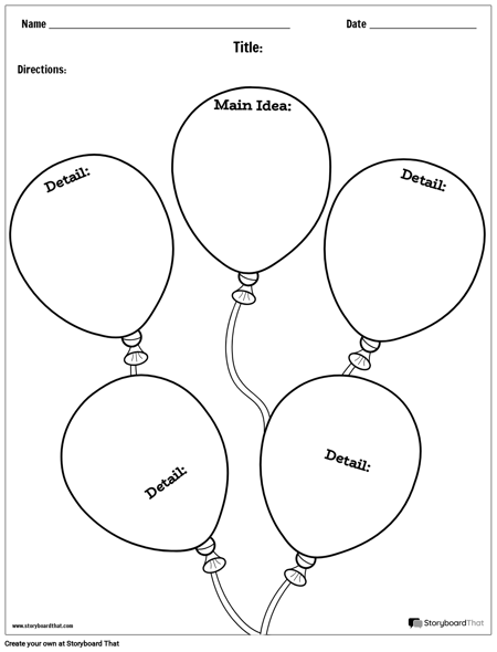 Пустая Карта Истории Воздушного Шара