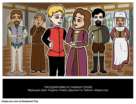 Ромео и Джульетта Основные Персонажи