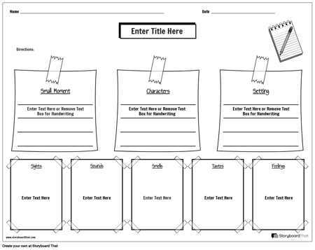Рабочий Лист Личного Повествования 4