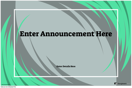 Горизонтальный Рекламный Плакат