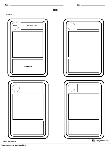 Коллекционные Карты Персонажей