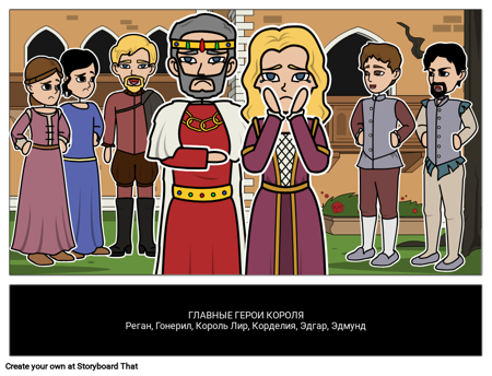 Основные Персонажи Короля Лира