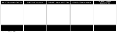 Шаблон Литературного Конфликта