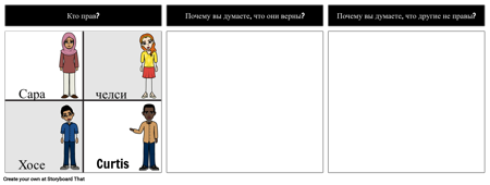 Обсуждение Раскадровка Ответ