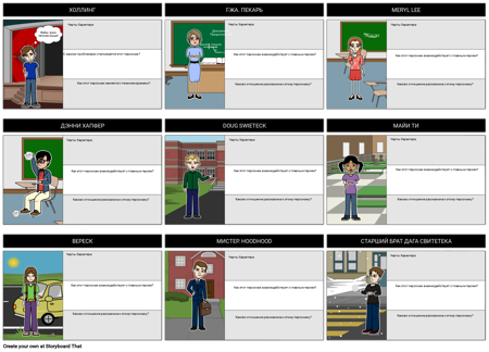 Карта Символов Среды в Среду