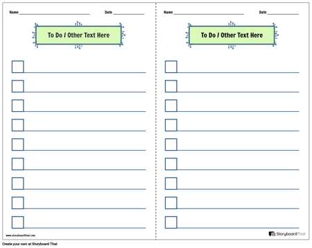 Шаблон Контрольного Списка 1