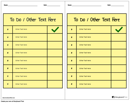 Шаблон Контрольного Списка 2