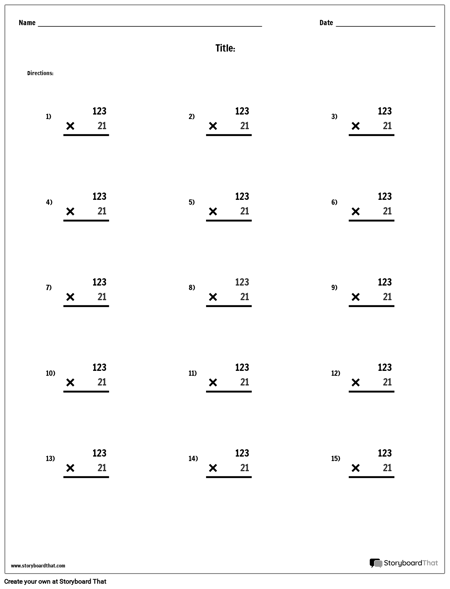Умножение - Значение Места