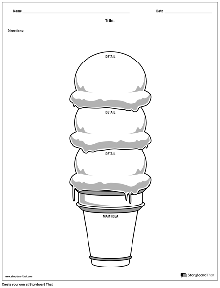 Основная Идея - Мороженое