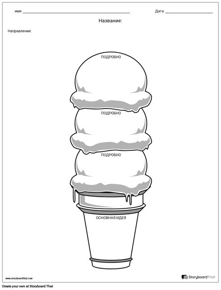 Основная Идея - Мороженое