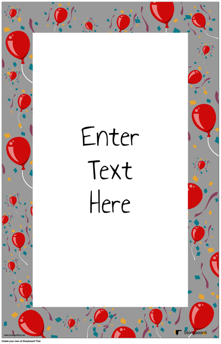 Плакат с Воздушным Шаром