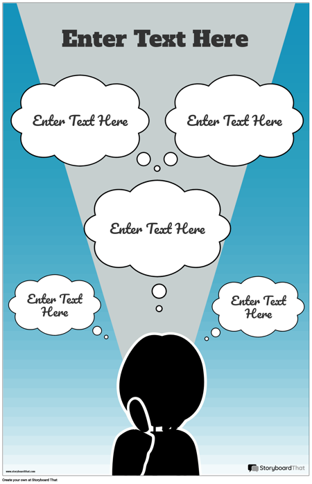 Мысли Инфографики Шаблон
