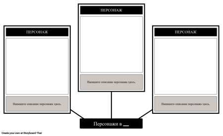 Карта Персонажей-пауков