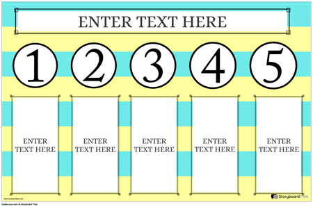 Шаблон Плаката Столбцов