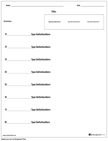 Банк Слов и Определения