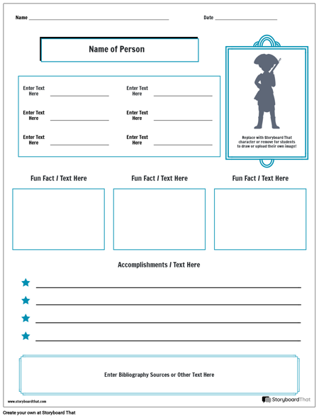 Биография Рабочий Лист 9