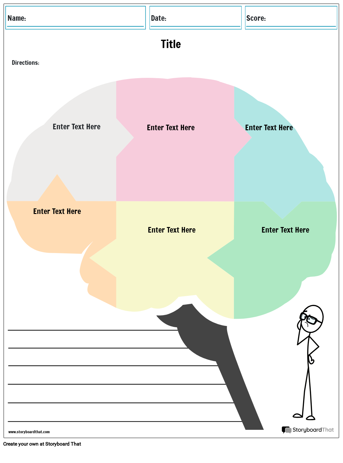 Графический Органайзер Brain Storyboard por ru-examples