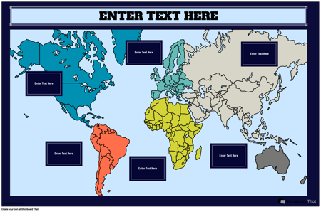 Инфографика Карта Мира