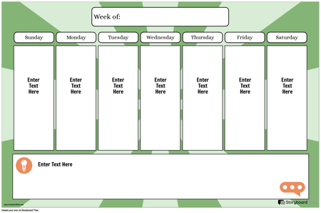 Еженедельный Календарь