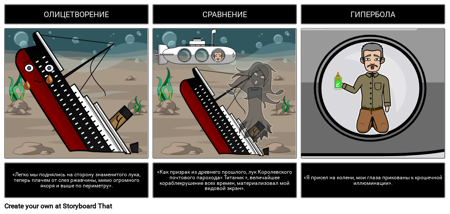 Непотопляемый Корабль RMS Titanic - Фигуративный Язык