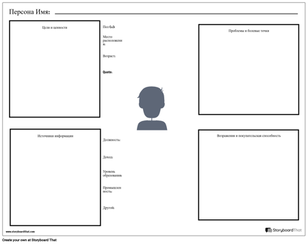 Шаблон Листа Личности