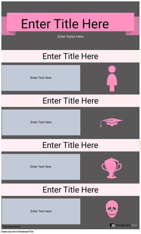 Биография Инфографика