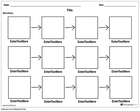 Простая Блок-схема - 3 Строки