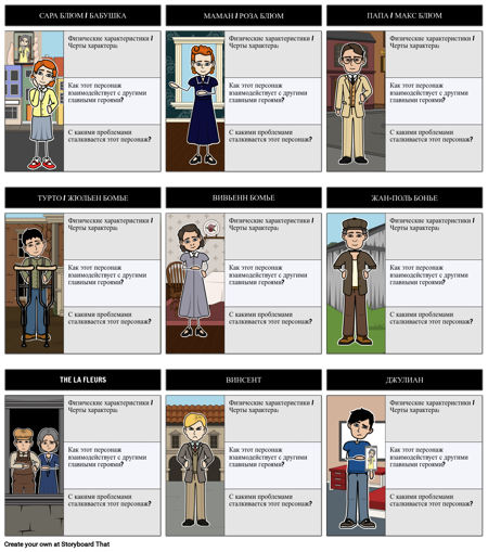 Персонажи Белых Птиц