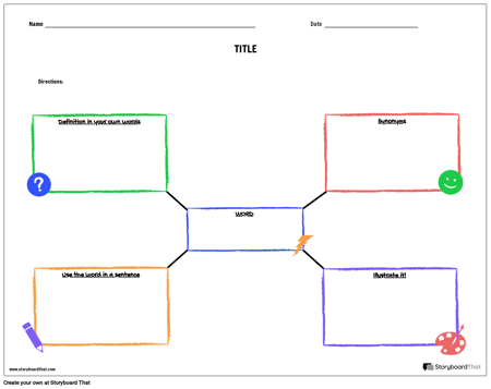 Словарь Паук Карта