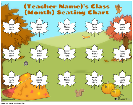 Таблица Рассадки 5