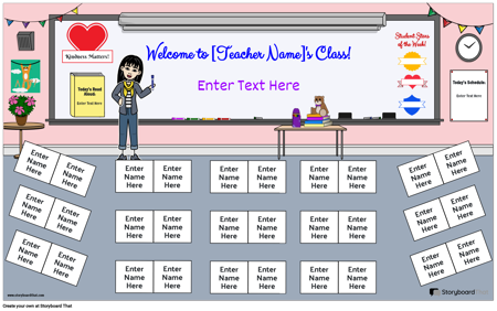 Таблица Рассадки 9, Синий