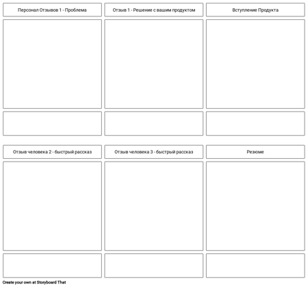 Отзывы - Шаблон