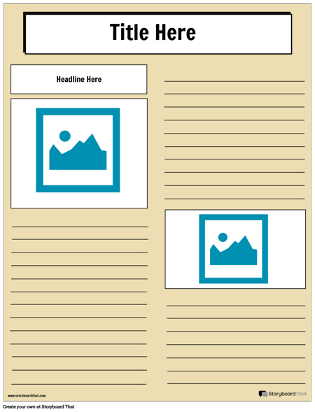 Газета Шаблон 5