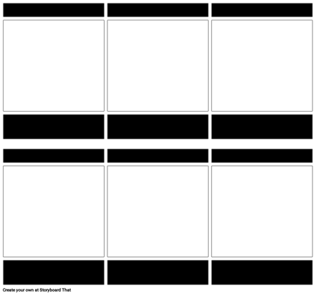 6-ячеечный пустой шаблон