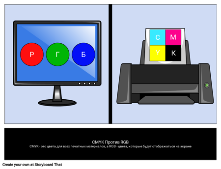 CMYK Против RGB