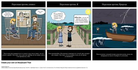 Lily's Crossing: Литературный Конфликт