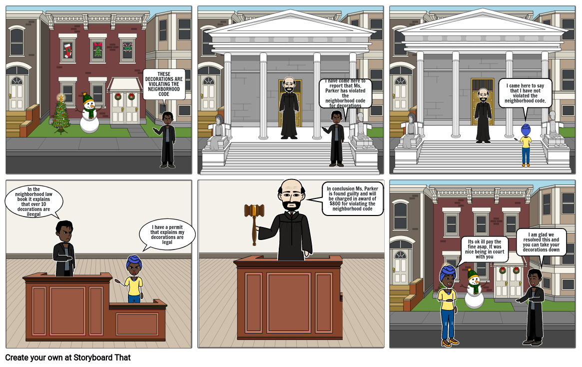 Civil criminal story board Storyboard by rylanbarksdale