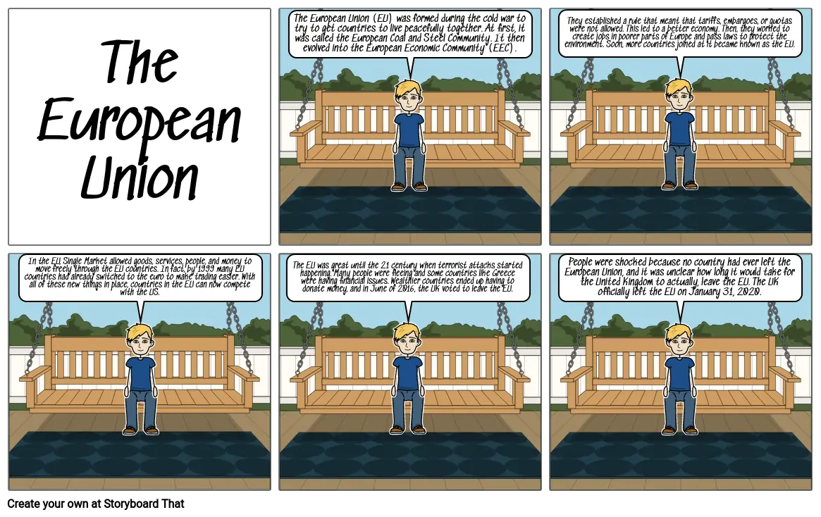 Choice Board Project (EU Comic Strip)