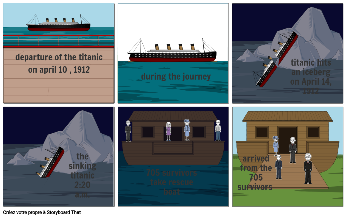 Titanic Storyboard by sabatier
