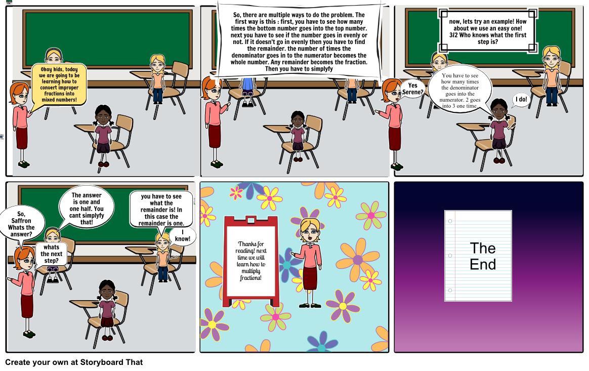 math storyboard Storyboard por saffronbs