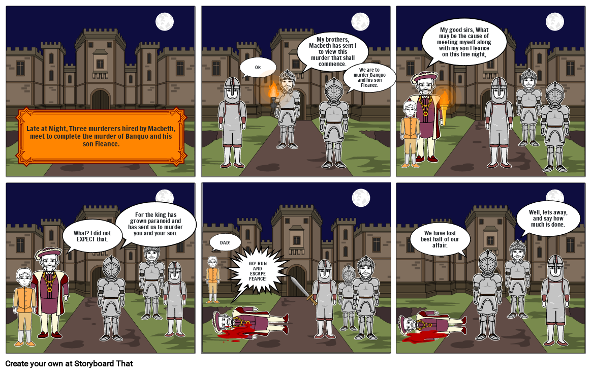 Macbeth Comic Strip