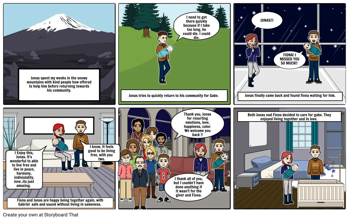 The Giver Storyboard
