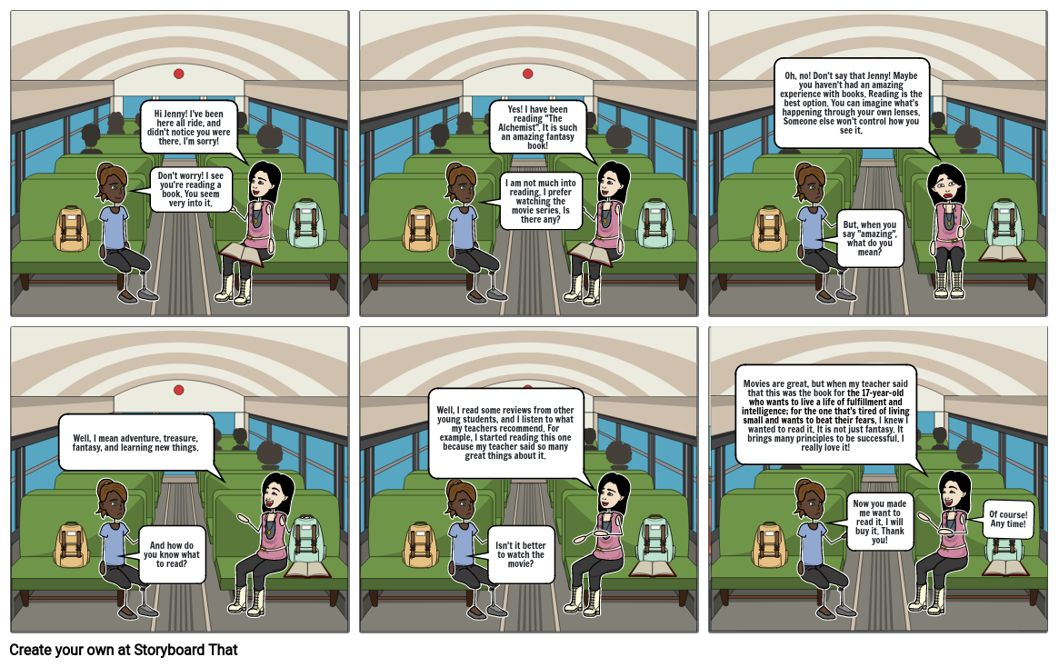 Fantasy Book Comic Strip Storyboard by samir5