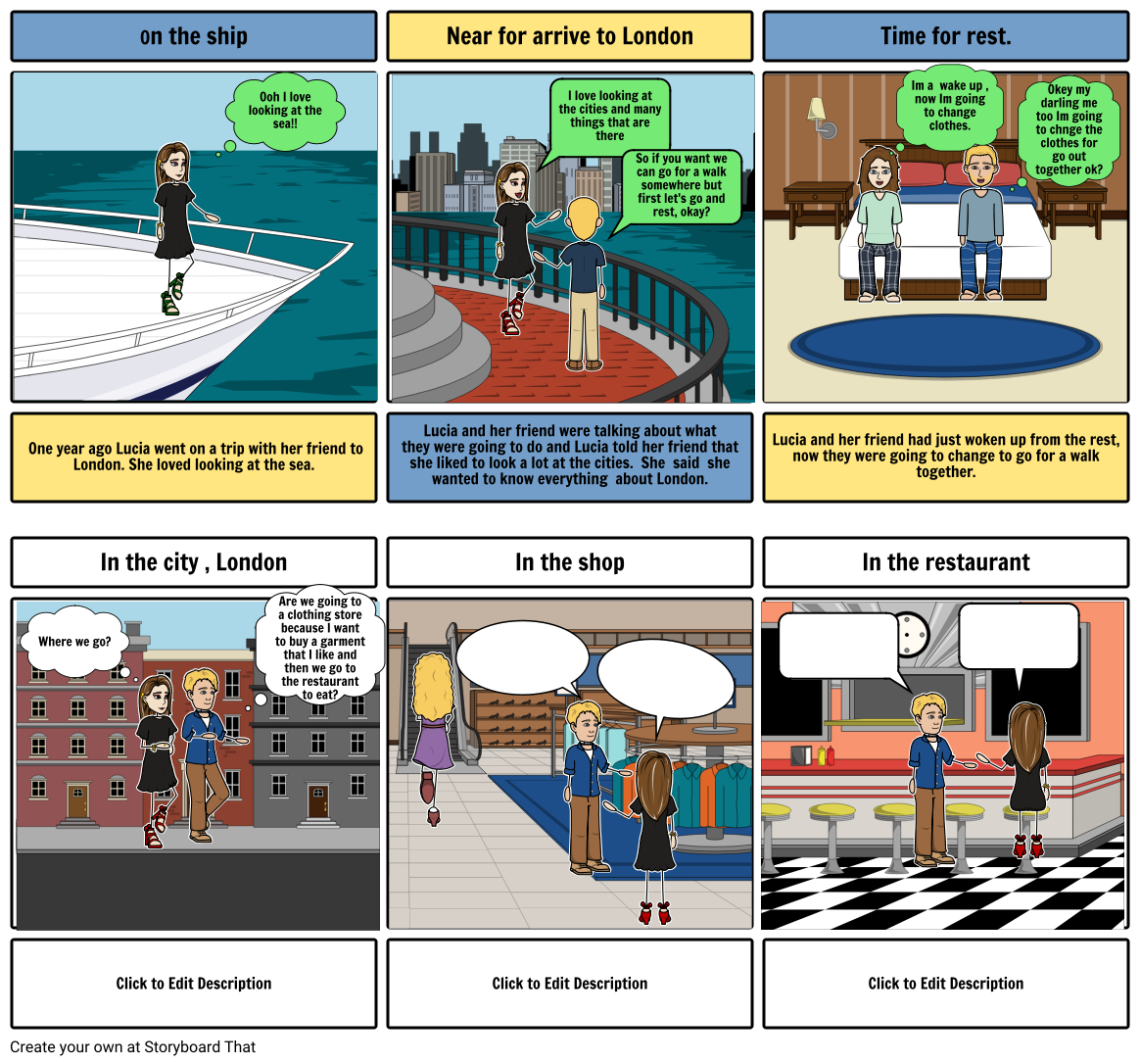 Storyboard Racket Ship The ship Storyboard par samira1999