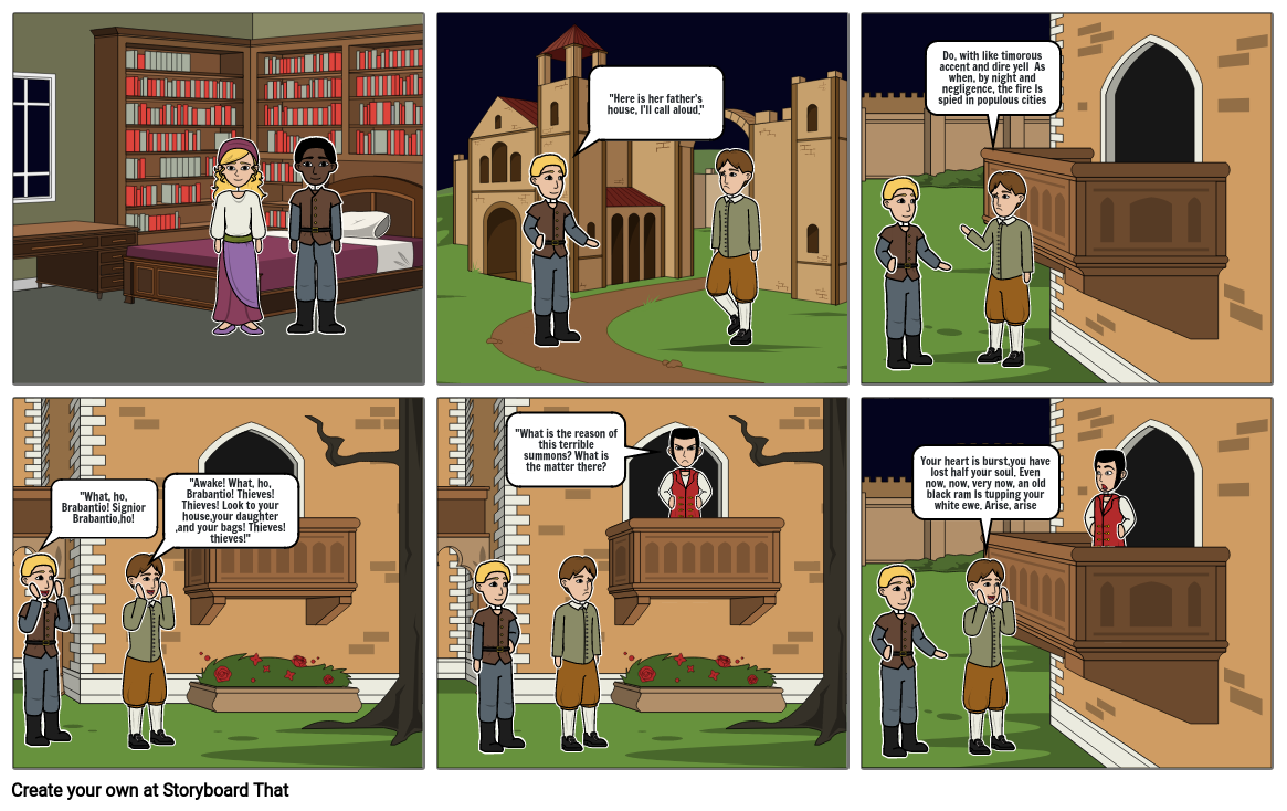 Othello Storyboard by sammorse04