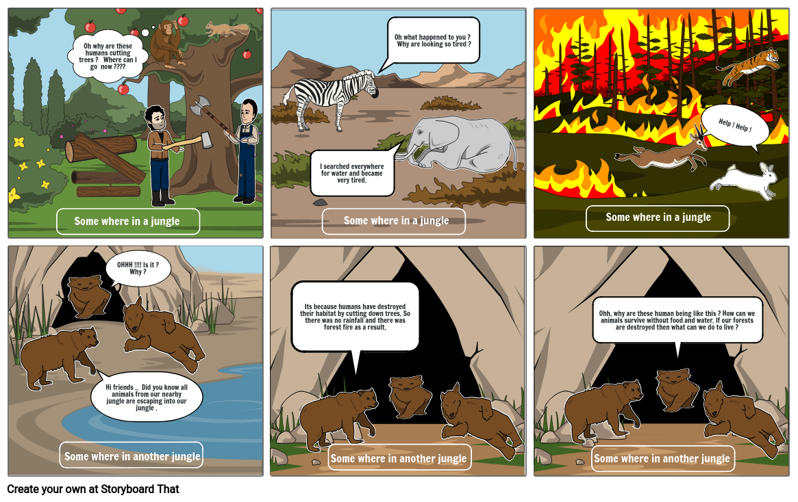 LIFE ON LAND Storyboard by sanandhana