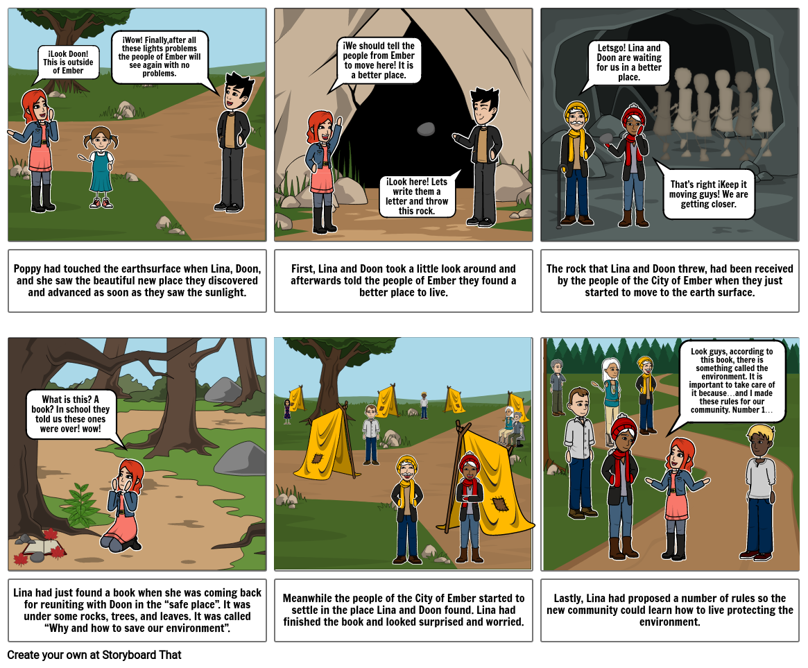 The City of Ember COMIC Storyboard by santiagody