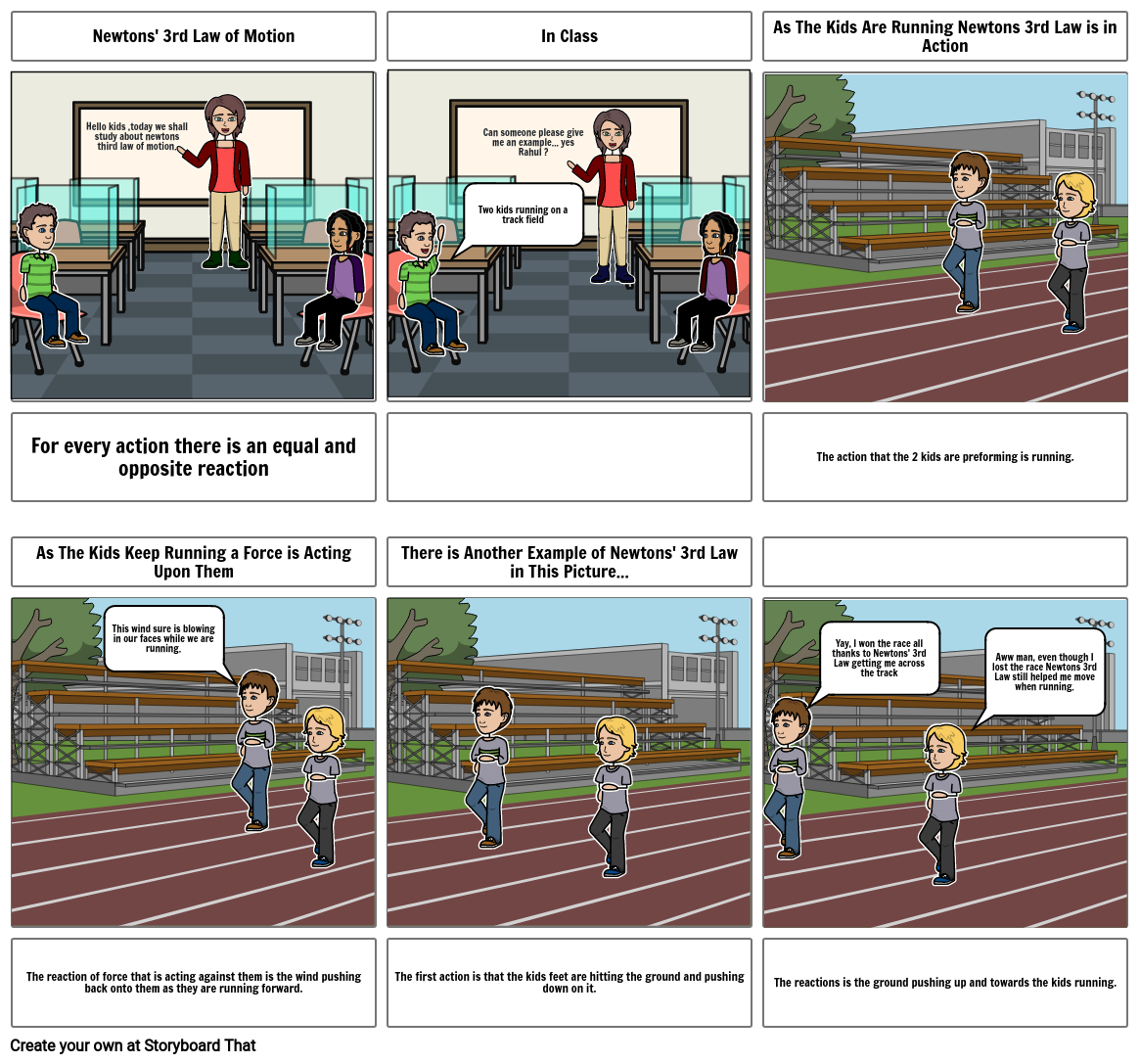 newtons-third-law-of-motion-storyboard-by-sarah40947